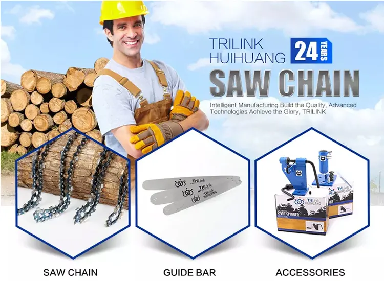 Low Kickback Safe Saw Chain Hot Sale 2500 25cc 3/8" Semi-Chisel Sawchain for Chainsaw