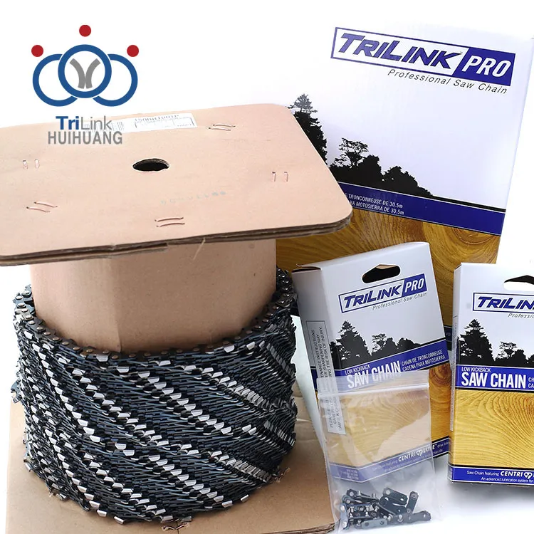 Low Kickback Safe Saw Chain Hot Sale 2500 25cc 3/8" Semi-Chisel Sawchain for Chainsaw