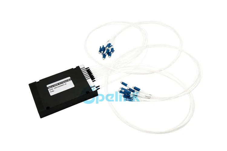 Low Price LC/FC/Sc/St/Mu Opelink/OEM 100X80X10mm RoHS 16+1CH 100g 2.0/3.0mm Fiber Optic DWDM