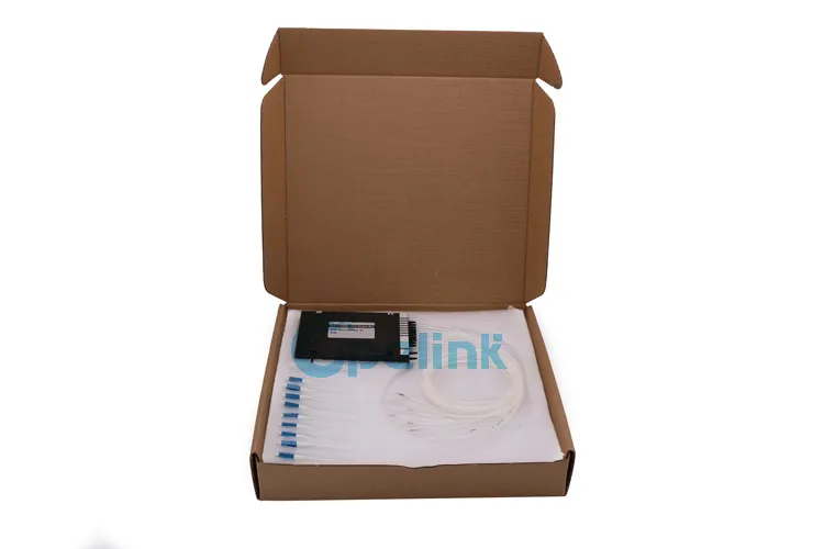 Low Price LC/FC/Sc/St/Mu Opelink/OEM 100X80X10mm RoHS 16+1CH 100g 2.0/3.0mm Fiber Optic DWDM