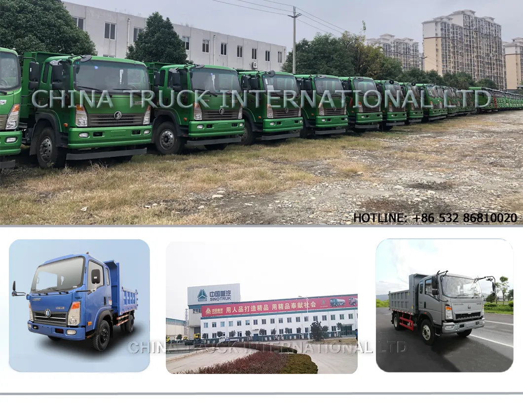 Low Price Sinotruk HOWO 4X2 Light Duty Dump Truck