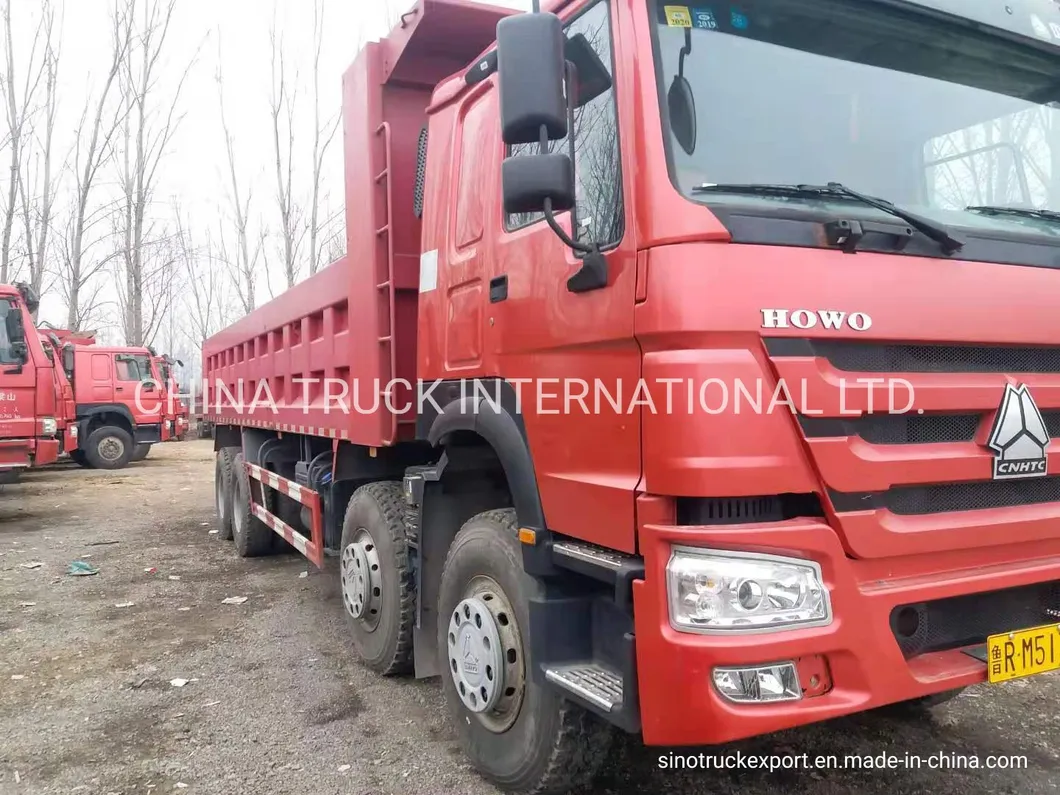 Low Price Used HOWO Dump Truck Tipper 371HP 8X4 with Excellent Condition and Best Price