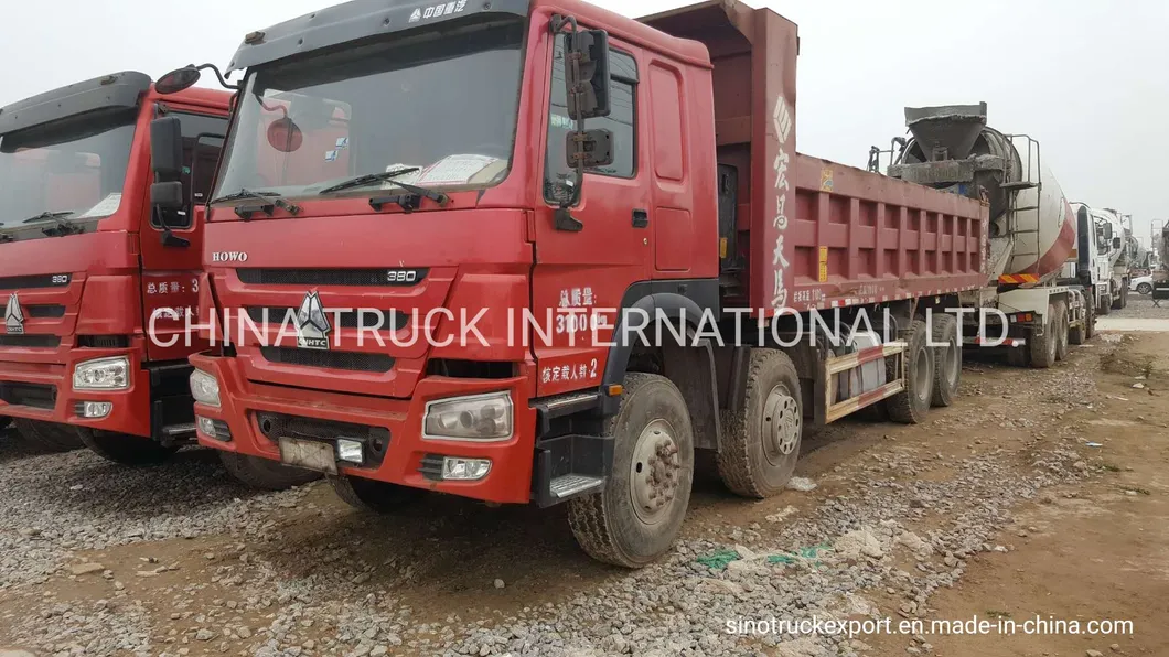 Low Price Used HOWO Dump Truck Tipper 371HP 8X4 with Excellent Condition and Best Price