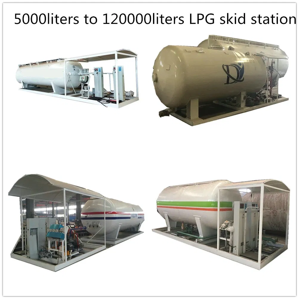 LPG Tank Truck 3 Axles 27ton LPG Tank Trailer (58.1m3 58100 liters Liquefied Petroleum Gas Propane, Isobutane)