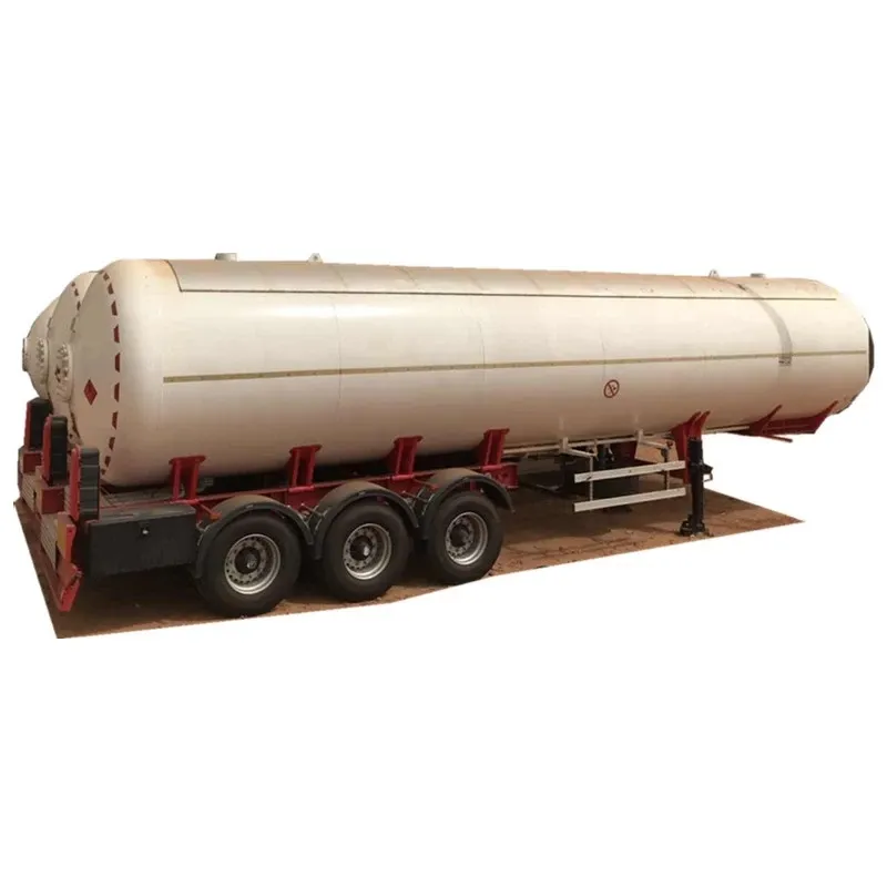 LPG Tank Truck 3 Axles 27ton LPG Tank Trailer (58.1m3 58100 liters Liquefied Petroleum Gas Propane, Isobutane)