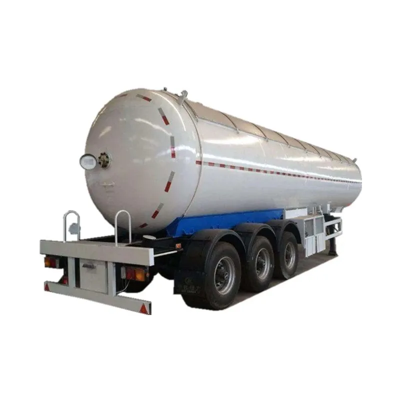 LPG Tank Truck 3 Axles 27ton LPG Tank Trailer (58.1m3 58100 liters Liquefied Petroleum Gas Propane, Isobutane)