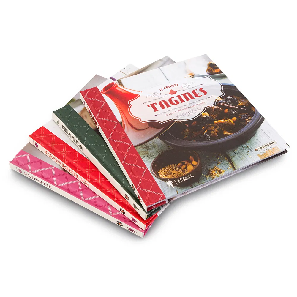 Luxury Food Menu Cooking Book Full Color Recipe Book Printing Services