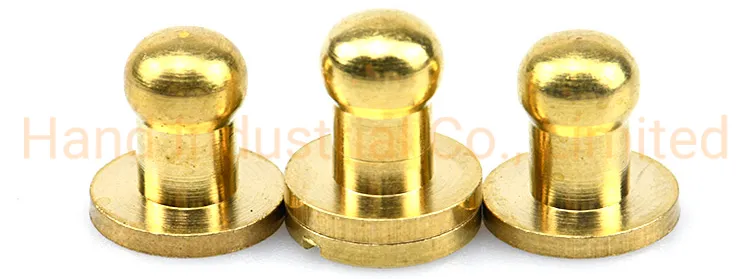 M3 M4 M5 Brass Copper Belt Leather Handbag Female Male Binding Screw