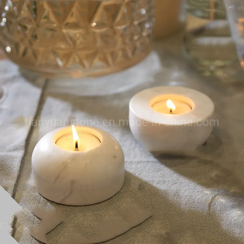 Made in China Natural Marble Candle Jars for Home Decoration