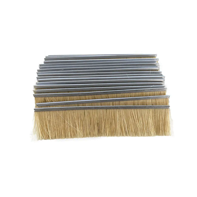 Manufacturer Customized Horse Sisal Hair Nylon Door Sweeps Aluminium Seal Strip Brush