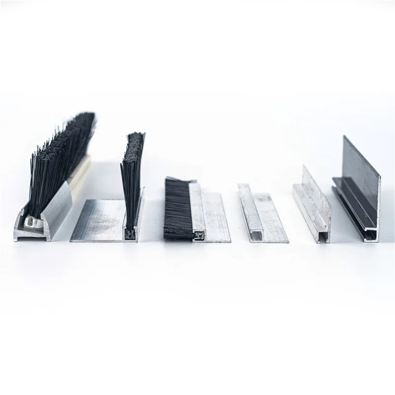 Manufacturer Customized Horse Sisal Hair Nylon Door Sweeps Aluminium Seal Strip Brush