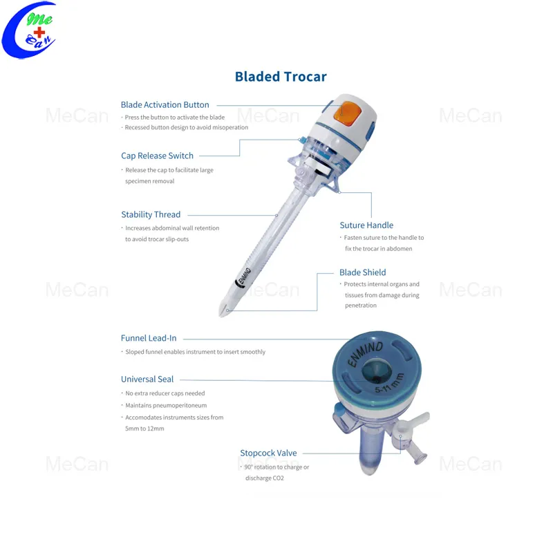 Medical Endoscope Consumables Bladed Trocar