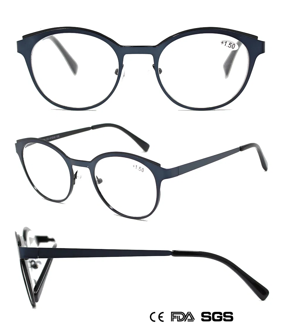 Metal Eyewear for Unisex Fashionable Hot Selling Reading Glasses (WRM901007)