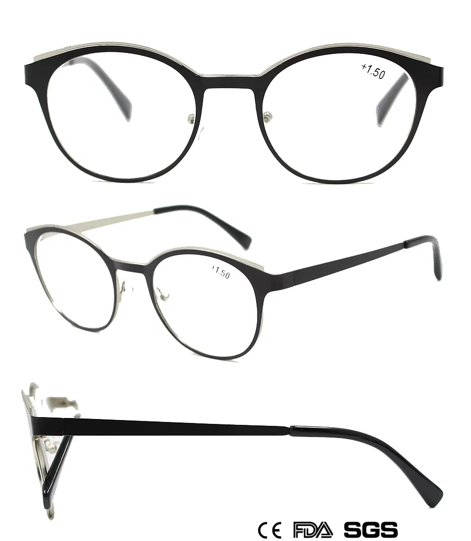 Metal Eyewear for Unisex Fashionable Hot Selling Reading Glasses (WRM901007)