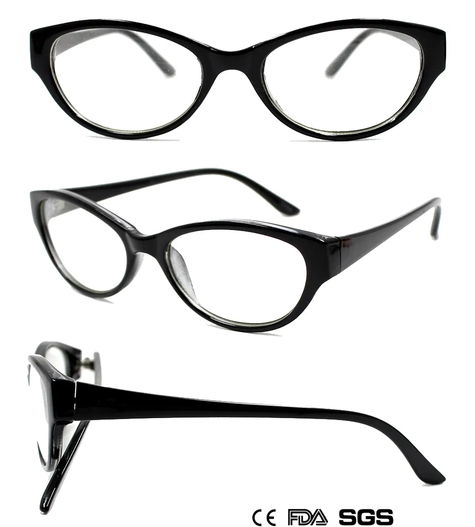 Multi-Colored Cat-Eye Lady′s Reading Glasses Eyeglasses (M75305)