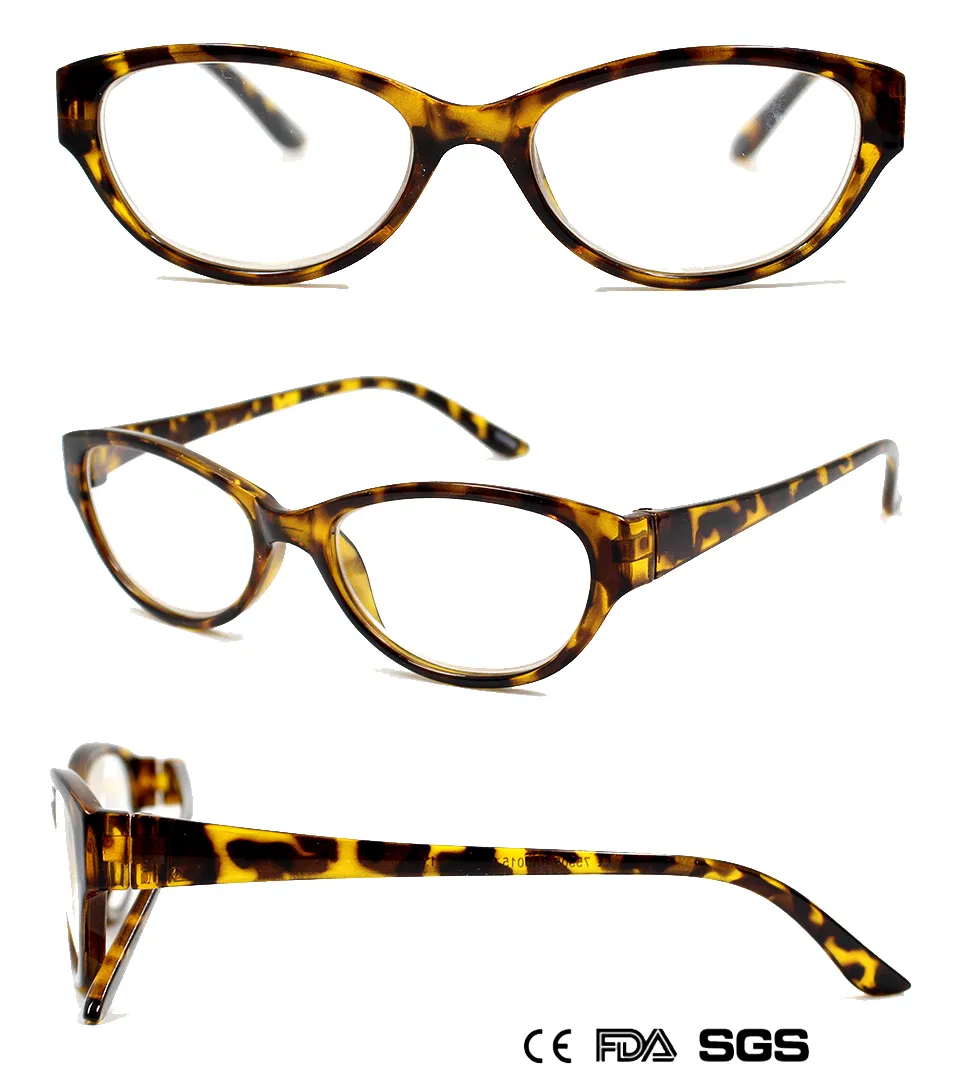 Multi-Colored Cat-Eye Lady′s Reading Glasses Eyeglasses (M75305)