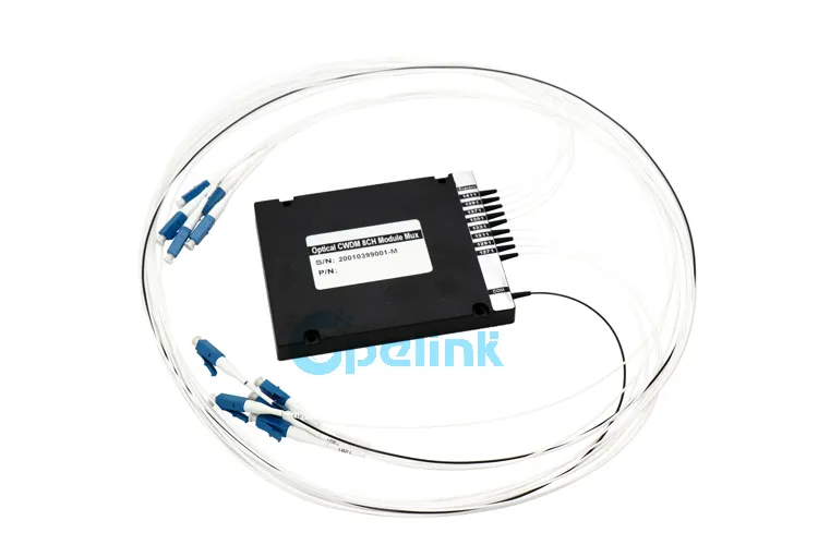 Mux / Demux Module 8+1CH Mux /Demux Factory G652D Fiber Optic CWDM