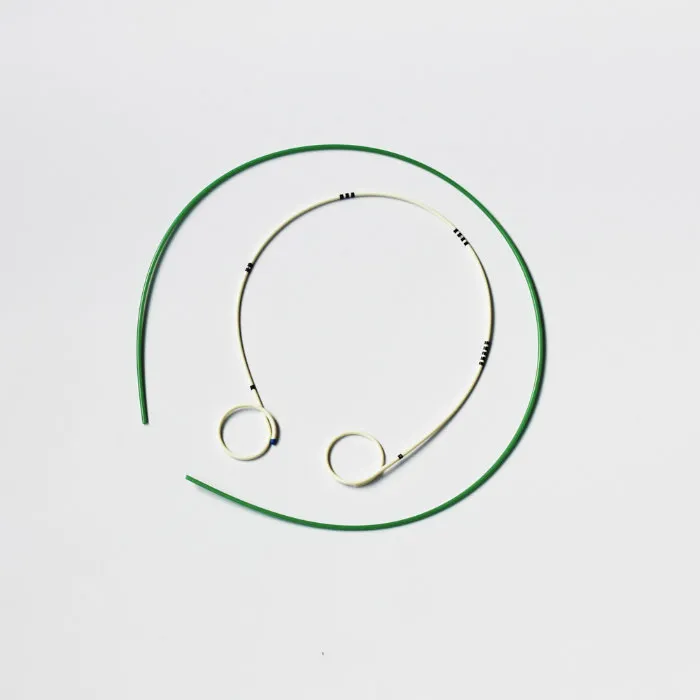 Pig Tail Double J Ureteral Stent Double J Catheter Set Pusher Guide Wire