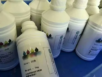 Pigment White Inks for Digital Pet Heat Press Printing Machine Vivid Color