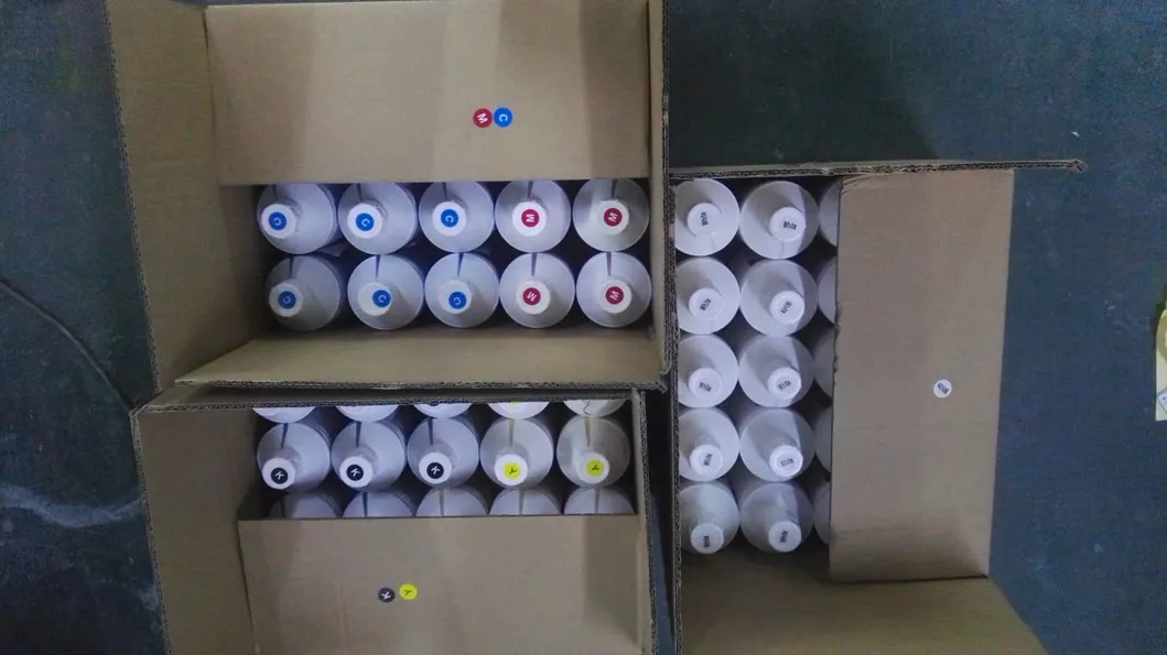 Pigment White Inks for Digital Pet Heat Press Printing Machine Vivid Color