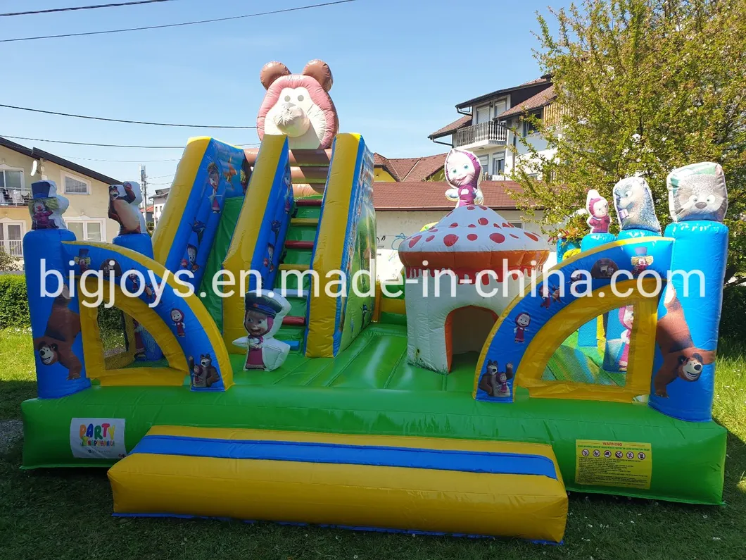 Princess Theme Inflatable Bounce Castle Combo for Sale