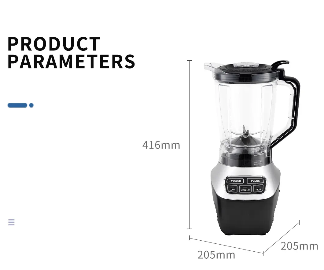 Professional Countertop Kitchen Food Blender Nutri Bullet Blender with 1200 Watts