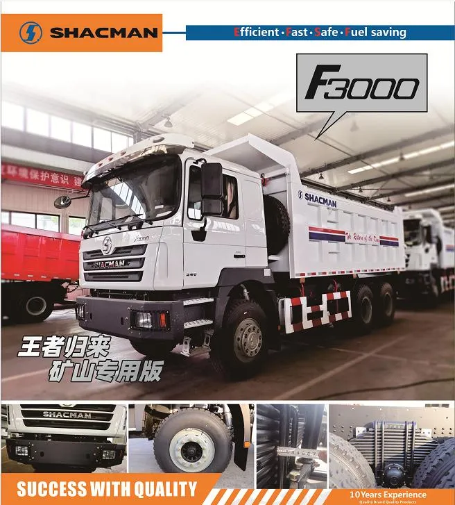 Professional Design Camion Benne 6X4 8X4 Shacman Dongfeng Dump Truck Price