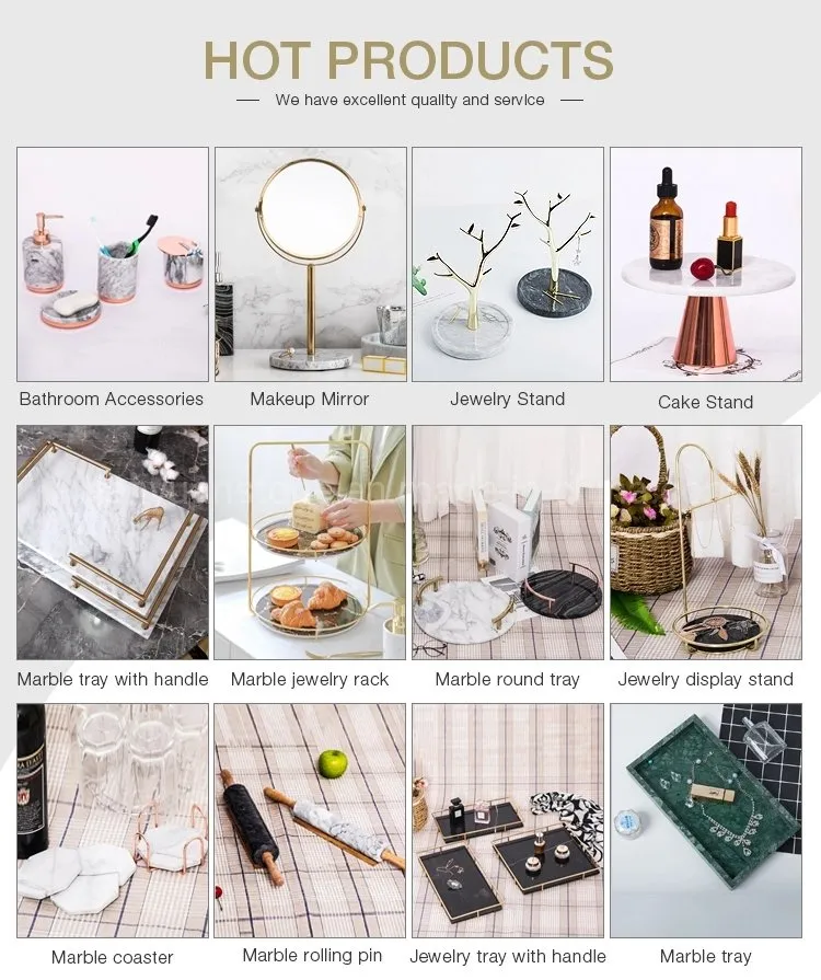 Recycle Suitable Marble Stone Candle Holder