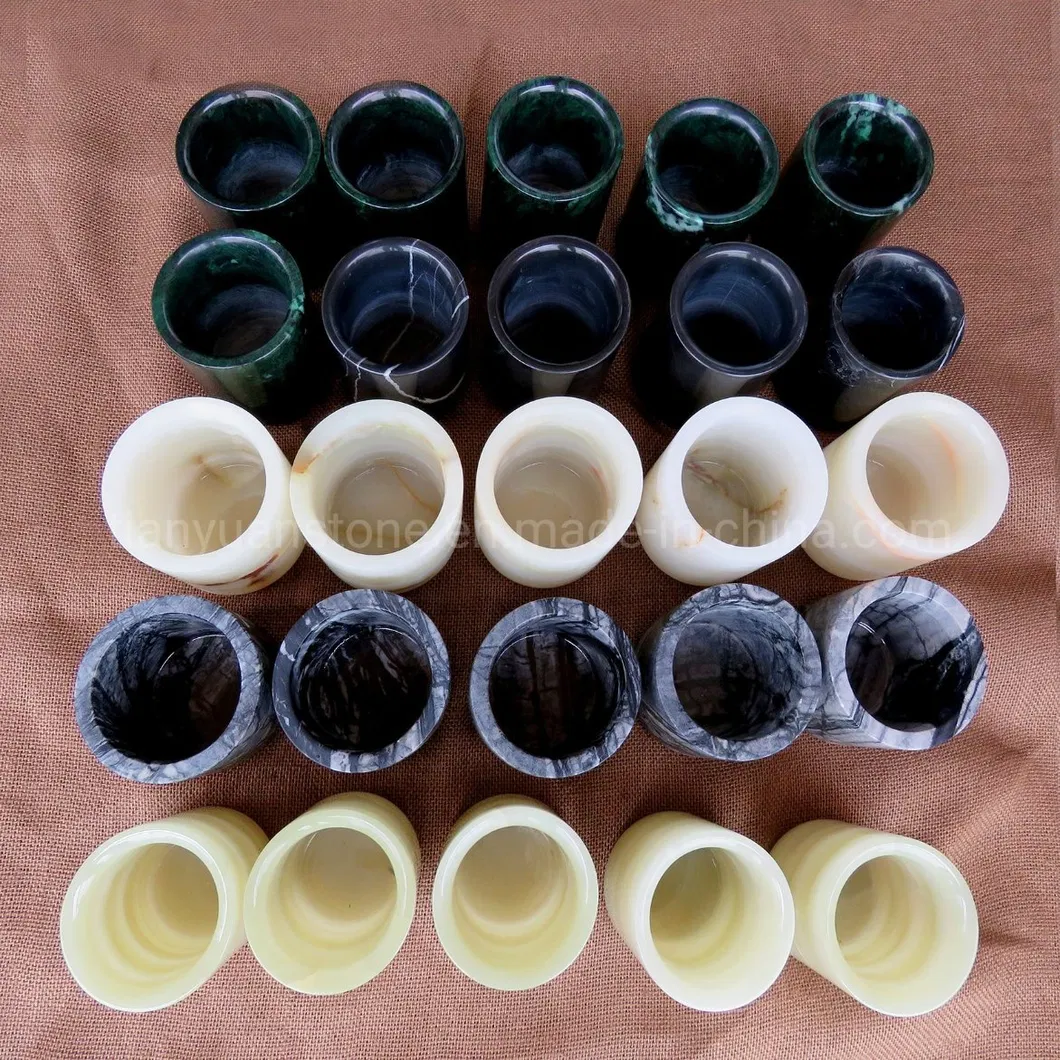 Recycle Suitable Marble Stone Candle Holder