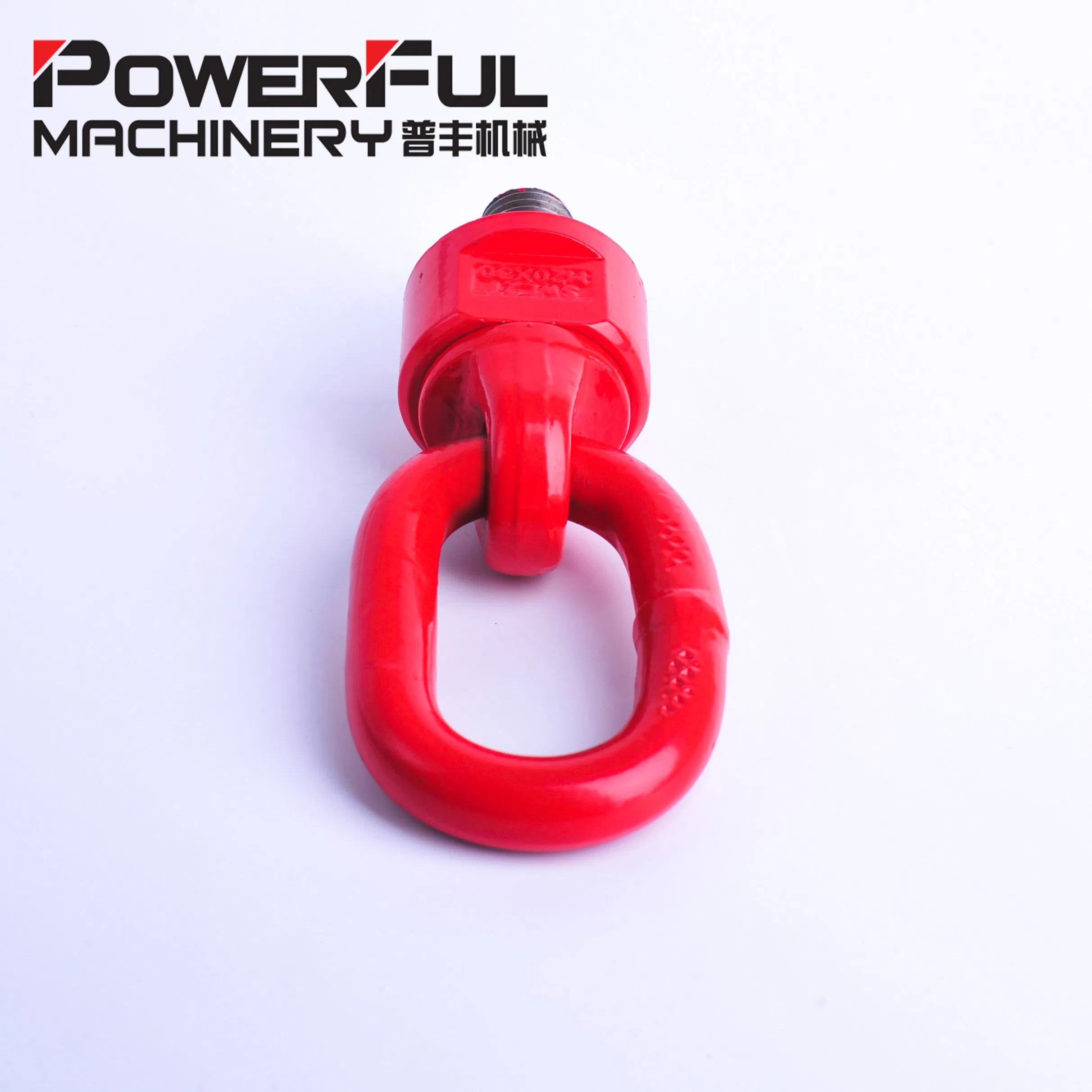 Red Painted Alloy Steel Forged Grade 80 Swivel Lifting Screw Point