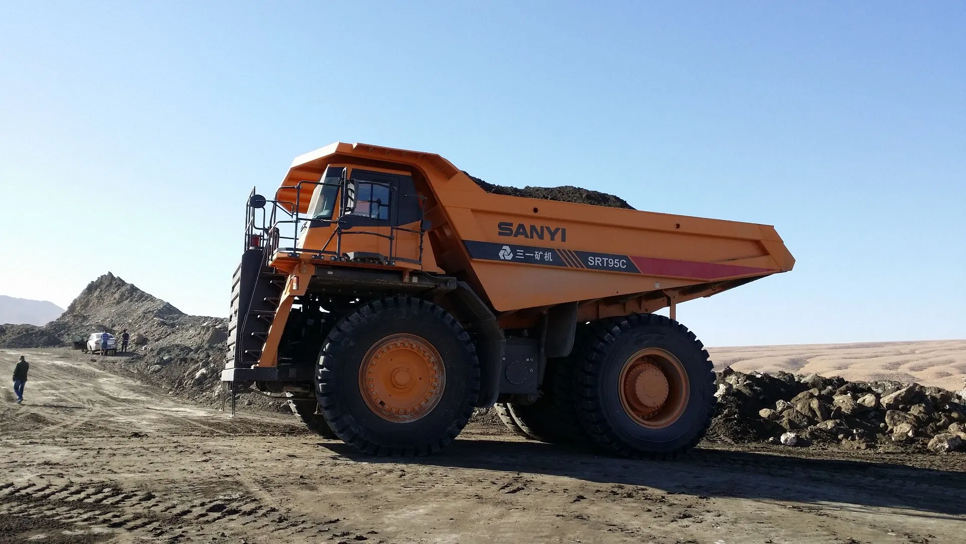 Sany 95 Ton Srt95c Articulated Coal Left Hand Driving Mining Dump Truck Price for Sale