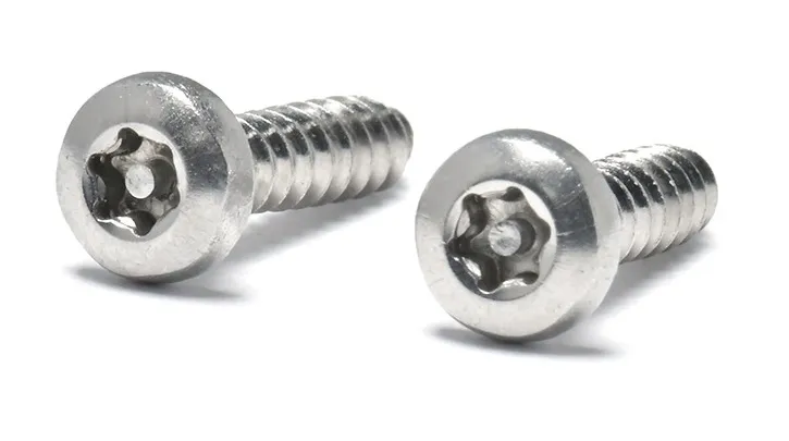 Security Screw 18-8 Inox Stainless Steel Pan Head St4.2 Torx Pin Self Tapping Screw