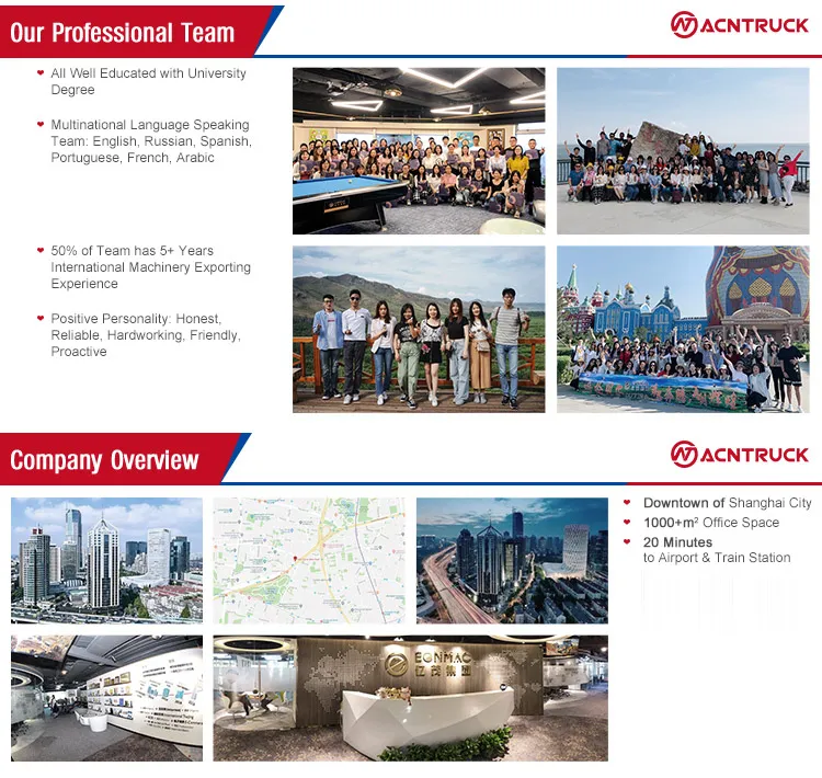 Shacman Dumper 225HP 25tons 16cbm Dump Truck and Trailer