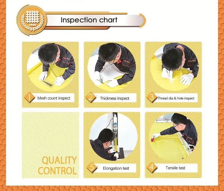 Silk Screen for Printing of 100% Polyester