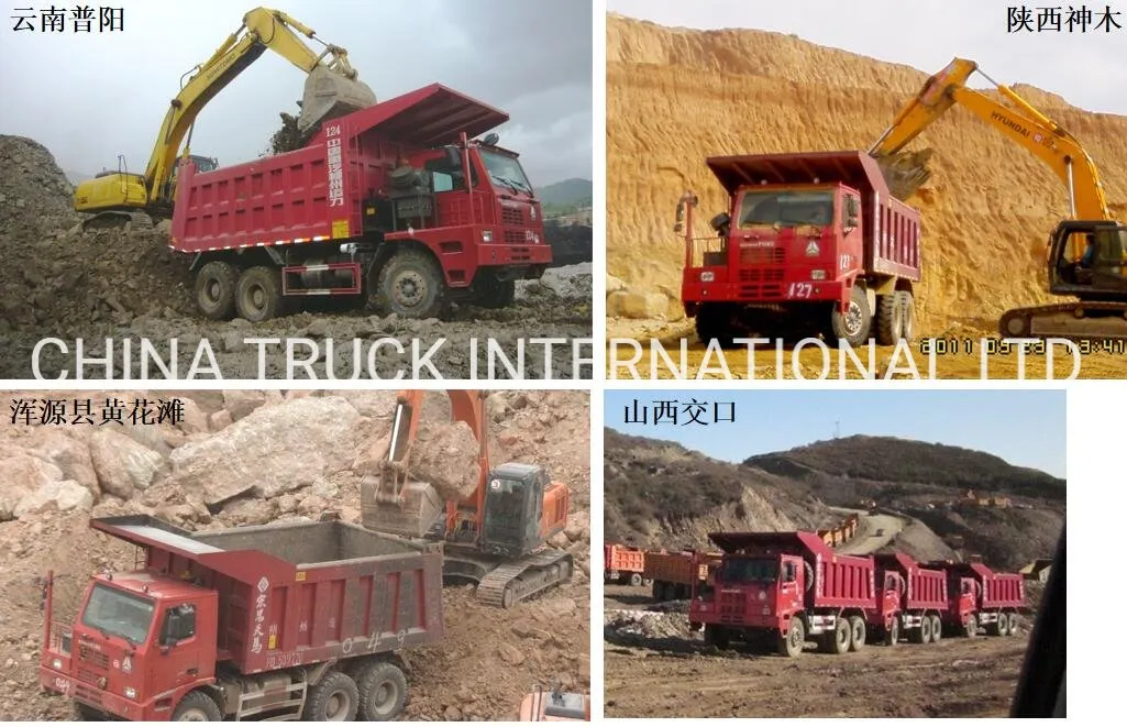 Sinotruck HOWO Mining Work 70 Tons Dump Truck