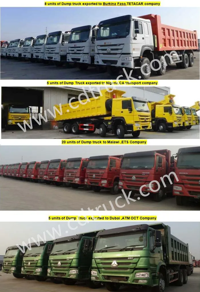 Sinotruk HOWO Heavy Duty Mining Dump Truck for Sale