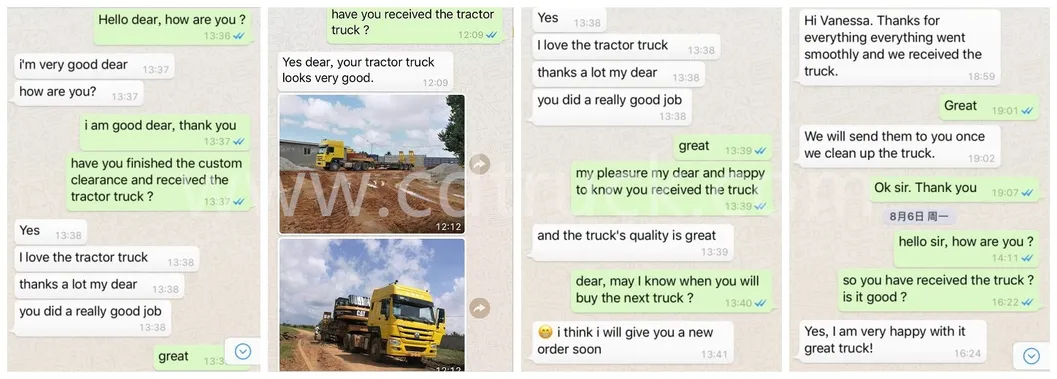 Sinotruk HOWO Used 375HP 420HP 6X4 Tractor Truck for Sale