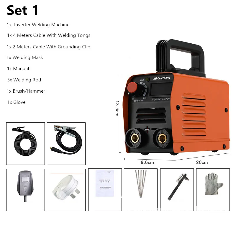 Smart Home Use Mini MMA 200 IGBT Zx7 Arc MMA Stick Welder Inverter Welding Machine