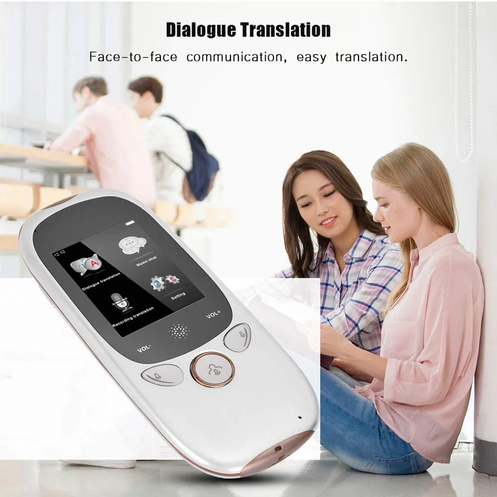 Smart Speech Translator with 2.0inch HD Touch Screen Support 75 Languages for Learning Travel Business Shopping Support WiFi Hotspot Networks