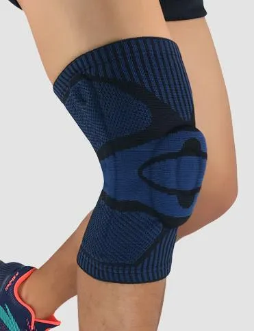 Sports Knee Brace Knitted Pressure Support Patella Brace Basketball Fitness