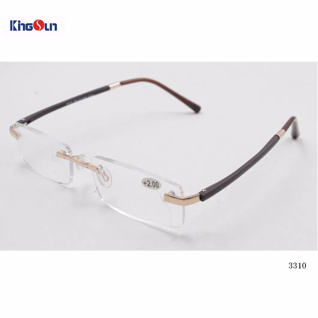 Steel Frame and Temple Fashion Style Reading Glasses Kr1052