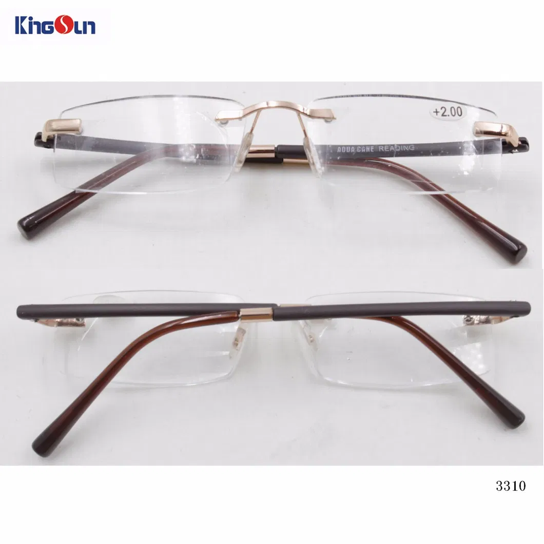 Steel Frame and Temple Fashion Style Reading Glasses Kr1052