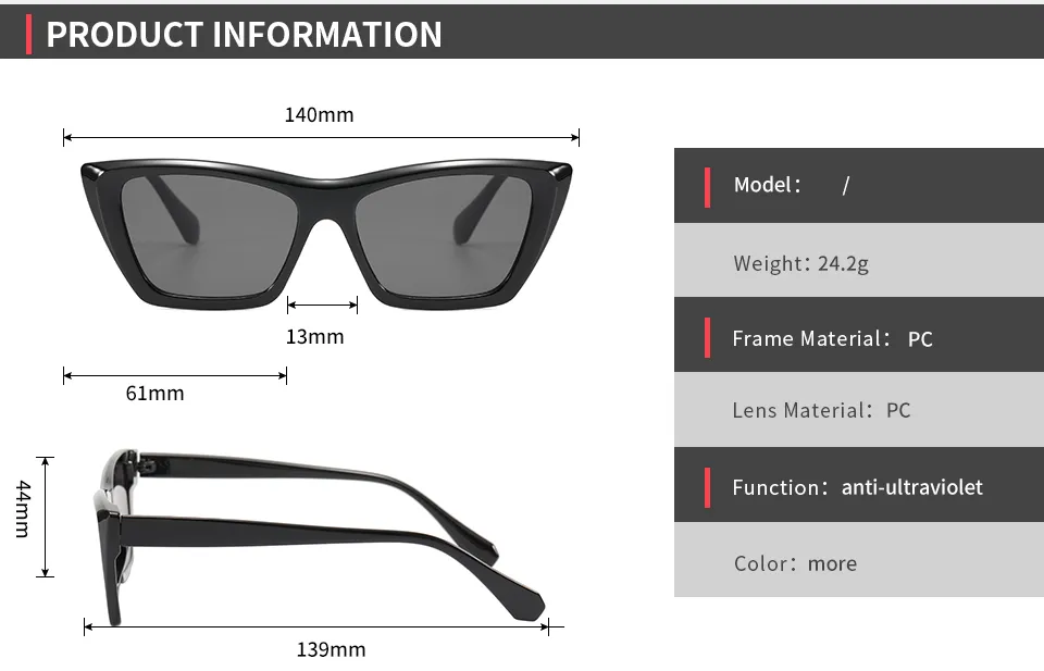 Sun Glasses Small Cat Eye Driver UV400 Trendy Cateye Sunglasses