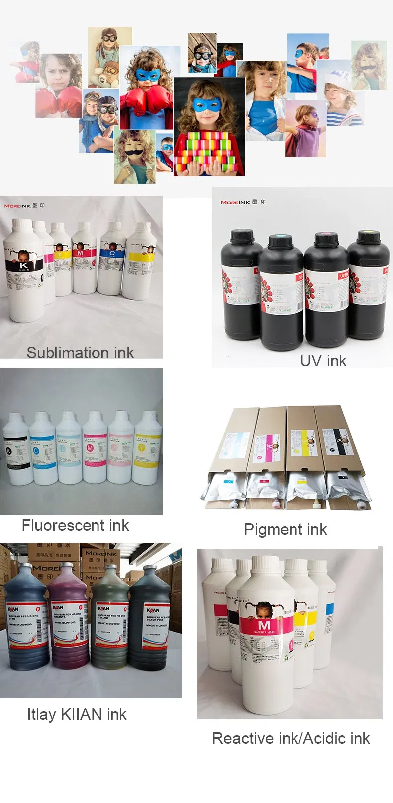Super Black Color Sublimation Ink for Ep XP600/5113/4720/Dx5/S3200