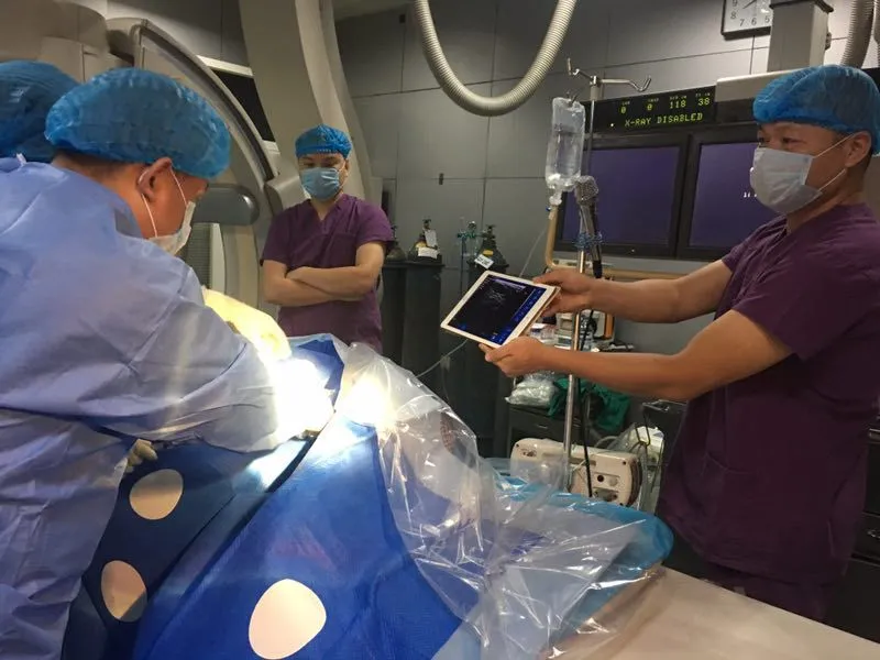 Three-in-One Wireless HD Imaging Color Doppler Ultrasound/128 Matrix HD Ultrasound Color Doppler Scanner/2D Portable Ultrasound Doppler