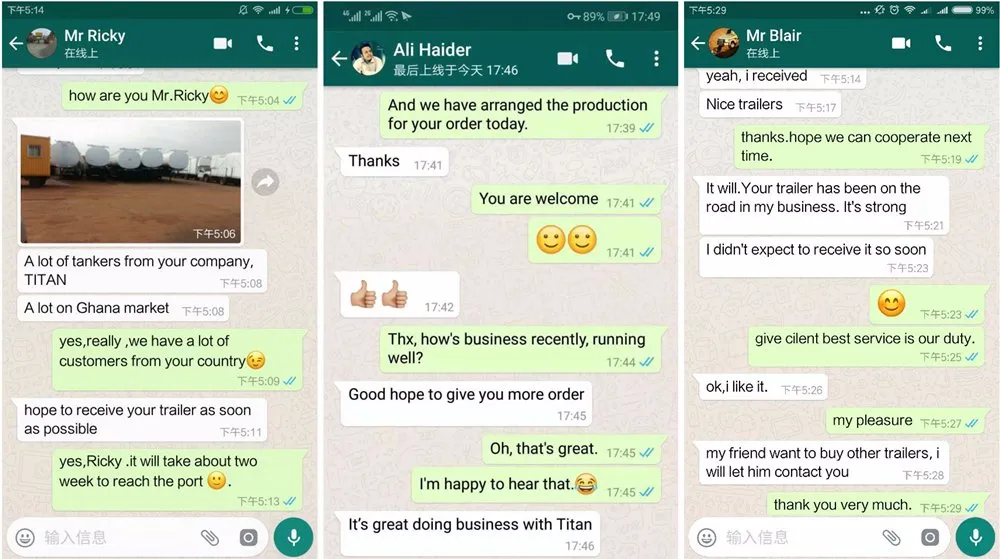 Titan Tridem Axle 20/40FT Shipping Container Flatbed Trailer Prices