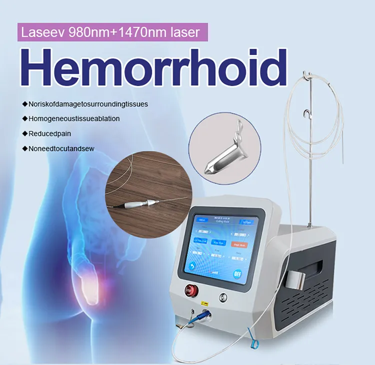 Top Sale German Tech Hospital Clinical Hemorrhoids Proctology Instruments Surgical 1470nm Laser