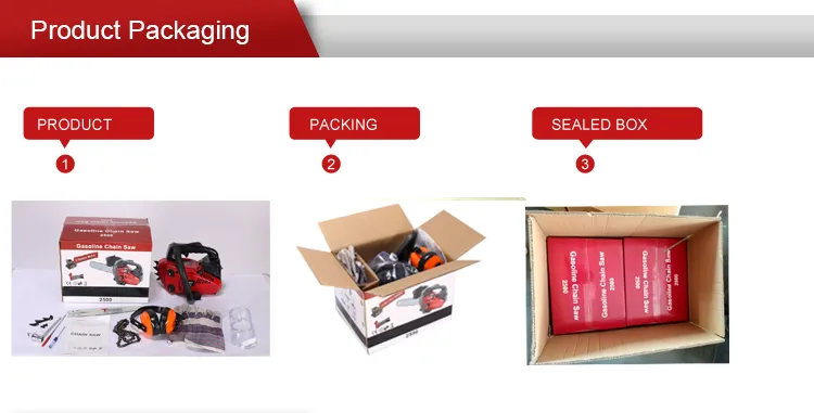 Top Selling 25cc Top Handle Gasoline Cheap Chain Saw Machine