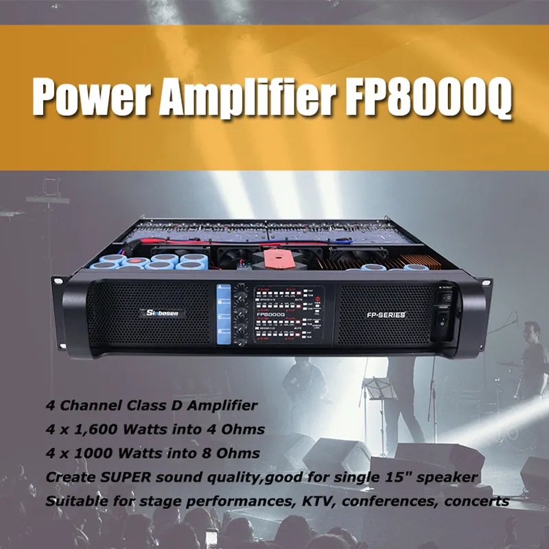 Tour Guide Voice Amplifier Fp8000q 1000 Watt Portable Amplifier Powerful AMP