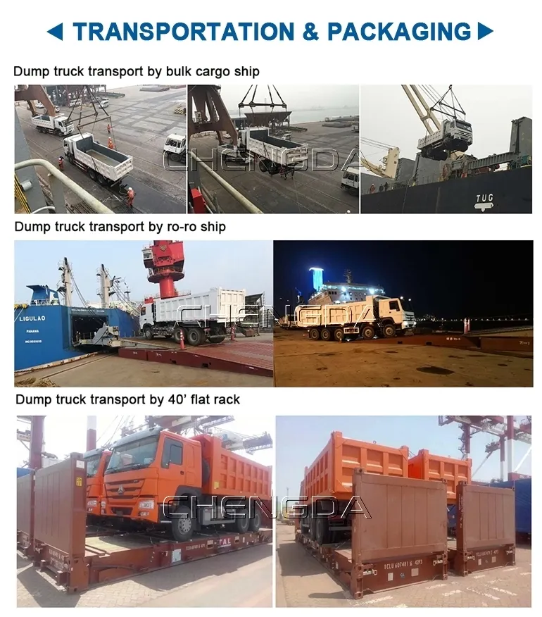 Used Dump Truck Sinotruk HOWO 371HP 375 HP 10 Wheeler Tipper Truck